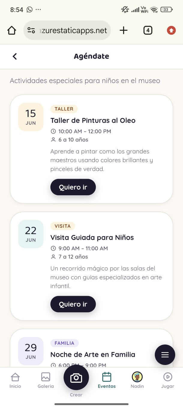 Agendar Eventos